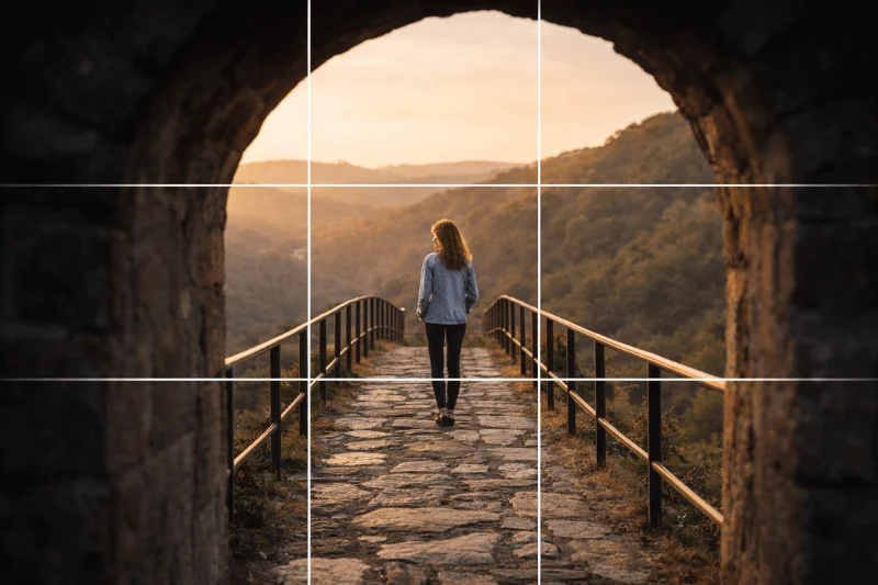 photography composition rule of thirds example for beginners