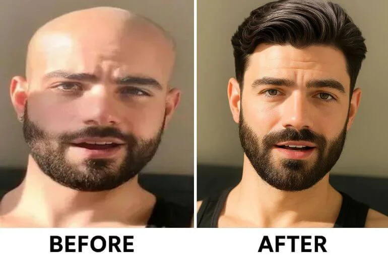 Hair Transplant Before After Photo