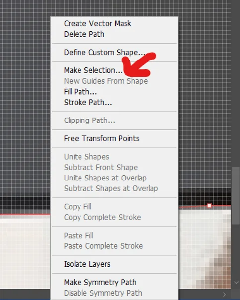 Make Selection