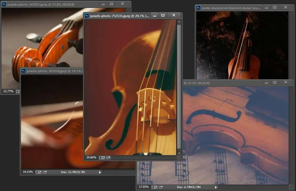 add images one by one in collage photos