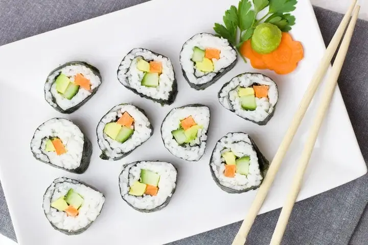 Asia carrot chopsticks delicious, food photography guide