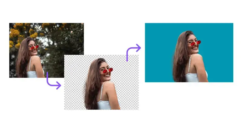 changing background