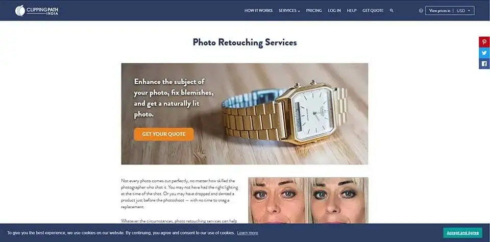 clipping path India, best photo retouching service