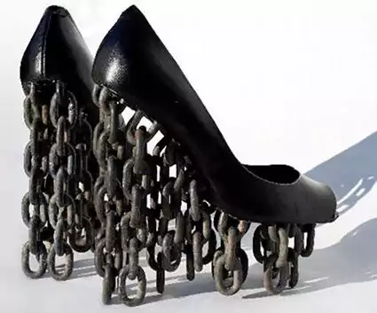 crazy chain shoes, crazy shoes