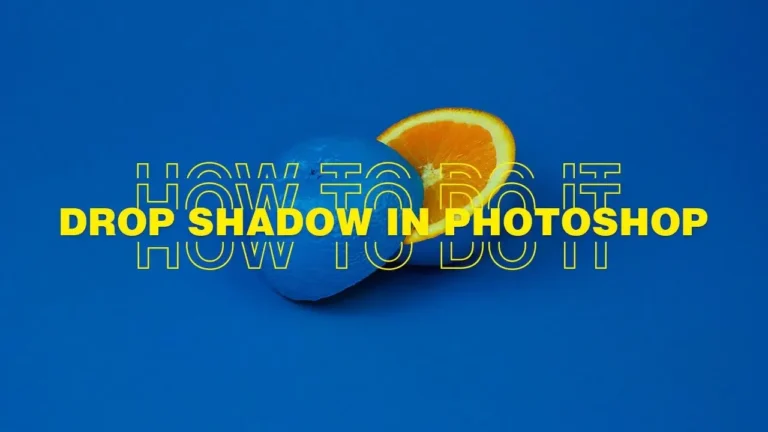 drop shadow in photoshop