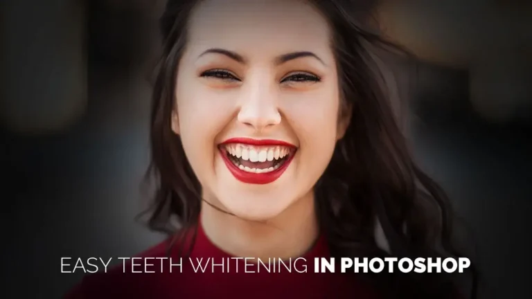 easy teeth whitening in photoshop
