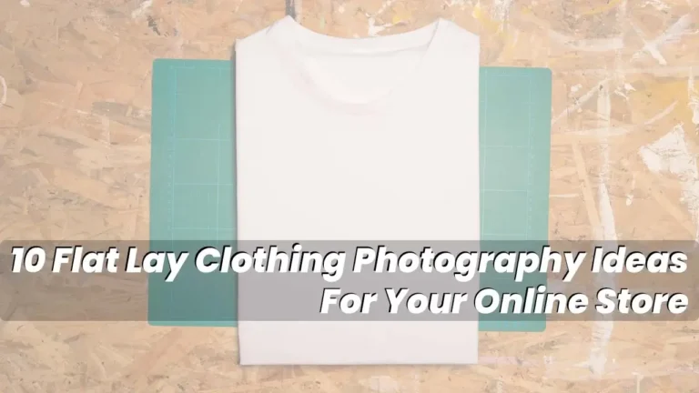 flat lay clothing photography