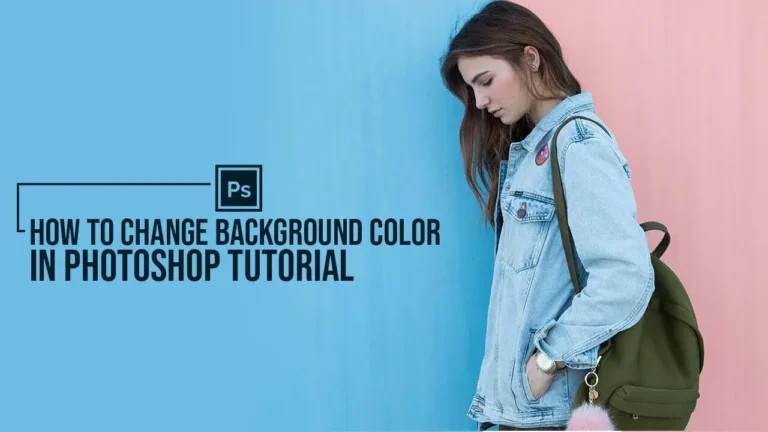 how to change background color in photoshop