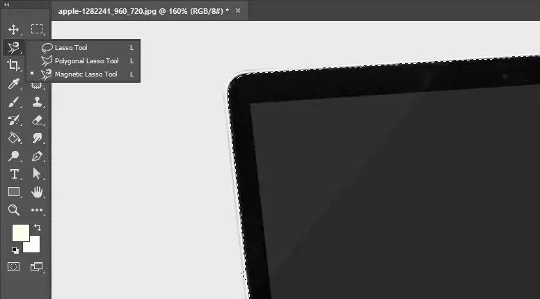 lasso tool in photoshop