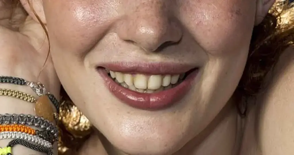open the image in photoshop, easy teeth whitening in photoshop
