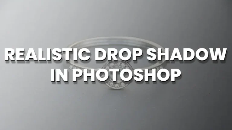 realistic drop shadow in photoshop