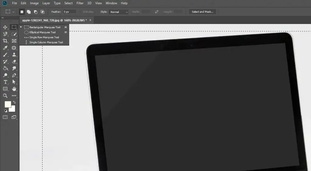 rectangular marquee tool photoshop