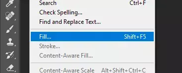 Fill The New Layer With White