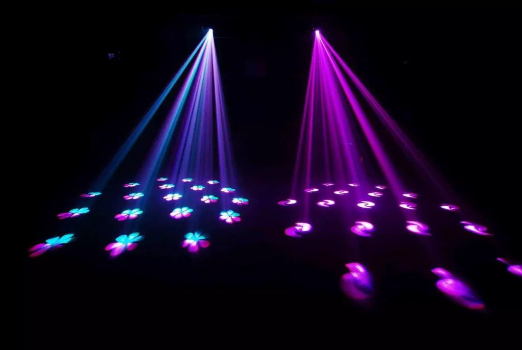 gobo effect lighting, gobo photography effect