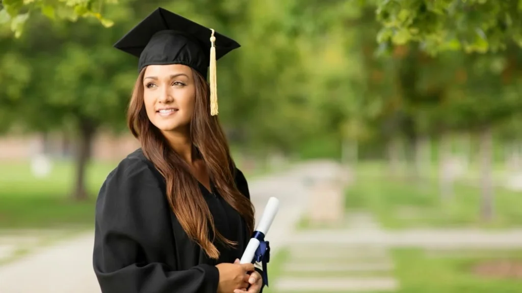 Graduation Picture Ideas with a Scenic View in the Background