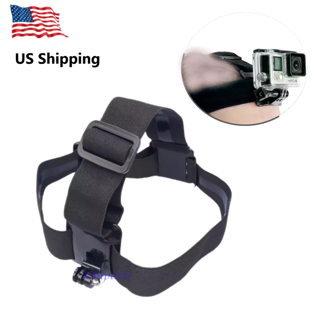 Head Strap Mount Belt Elastic Headband For GoPro
