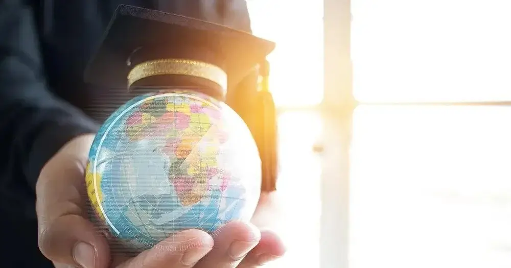 Holding a Map or Globe