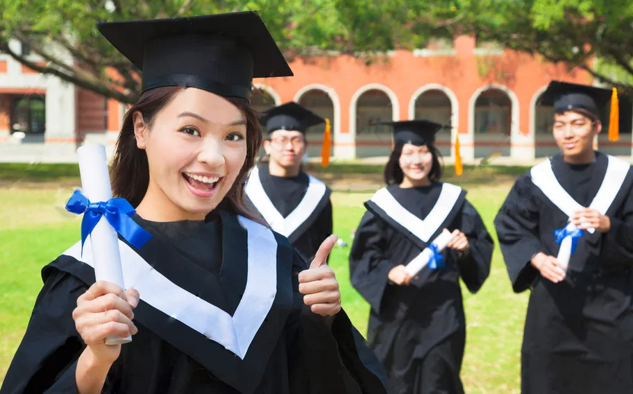 Photo of You with Your Diploma Surrounded by Family and Friends