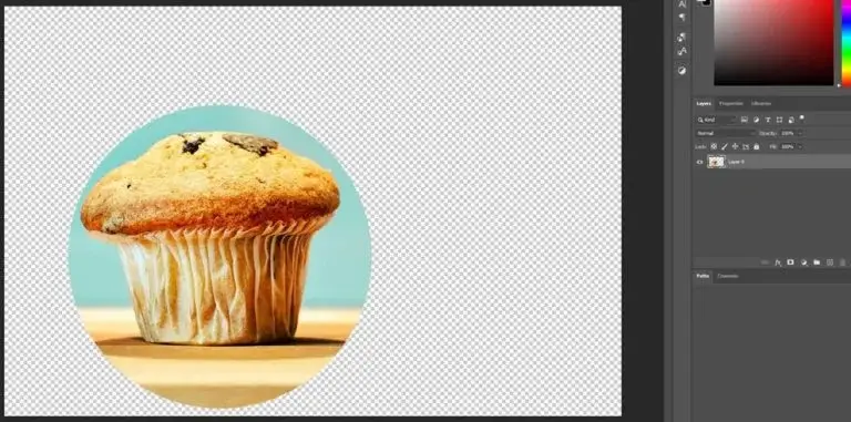 photoshop marquee cropping process