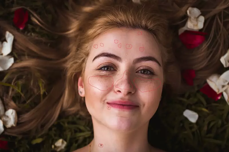 remove spots and blemishes