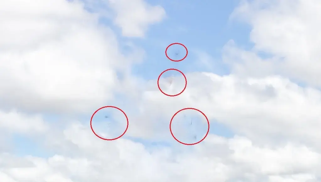 some impurities marking in red