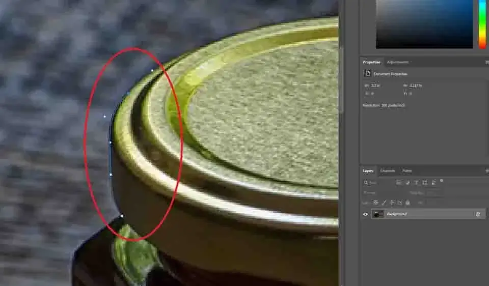 starting image of clipping path in photoshop