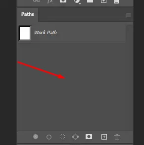 stroke the path with the snowflake brush