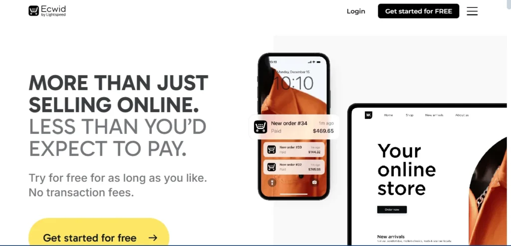 Ecwid, Top Ecommerce Platforms