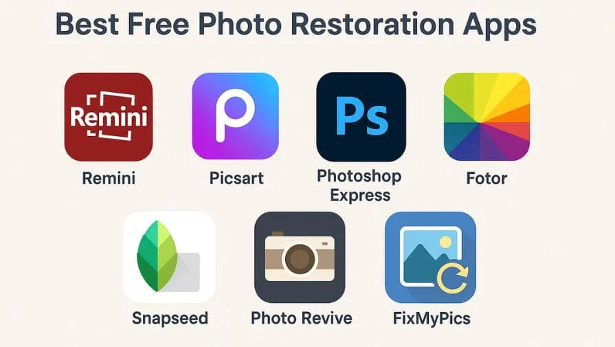7 Best Free Photo Restoration Apps in 2025