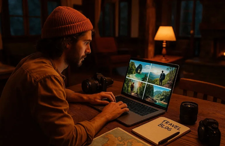 travel photography blog startup
