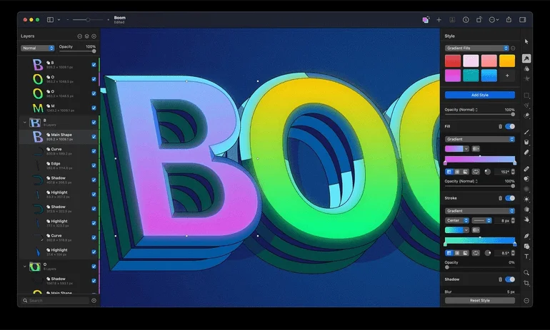 Pixelmator Pro interface
