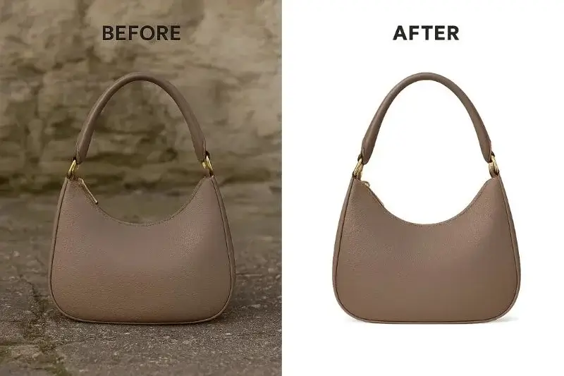 Medium clipping path example for bag