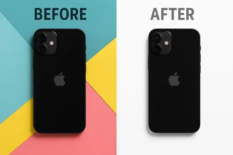 Simple clipping path example for phone