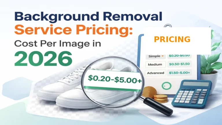 background removal service pricing cost per image ecommerce photo editing