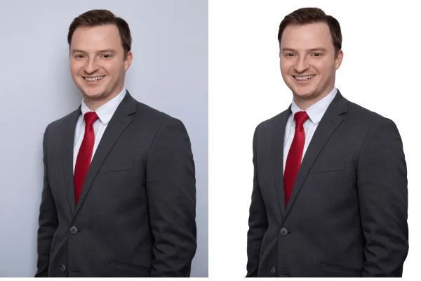 Professional portrait retouching sample