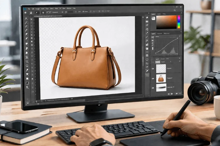 ecommerce photo editing in photoshop