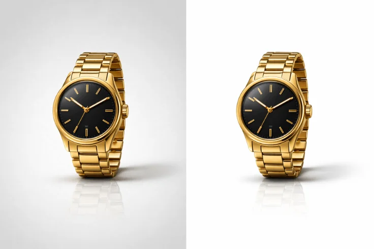 product shadow and reflection ecommerce image