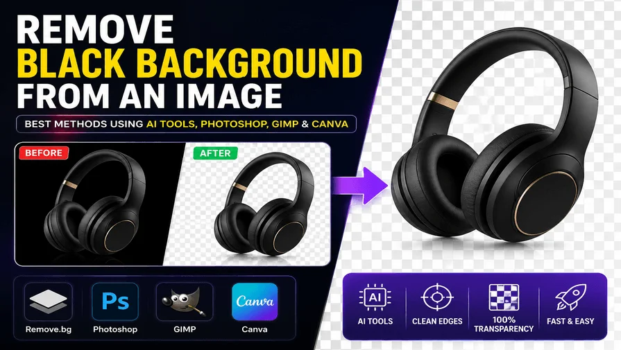 How to Remove a Black Background from an Image