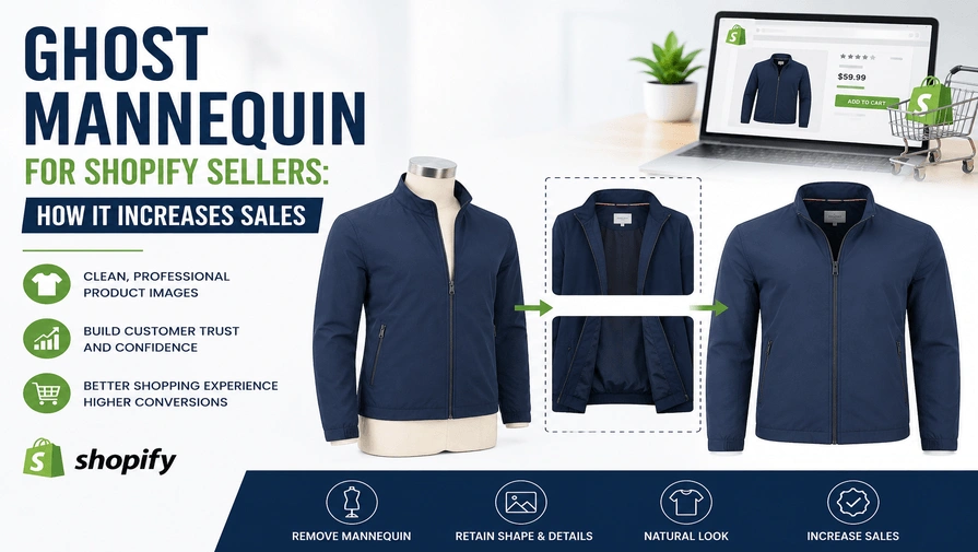 Ghost Mannequin for Shopify Sellers: How It Increases Sales
