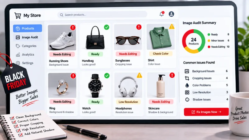 Product image audit checklist for Black Friday