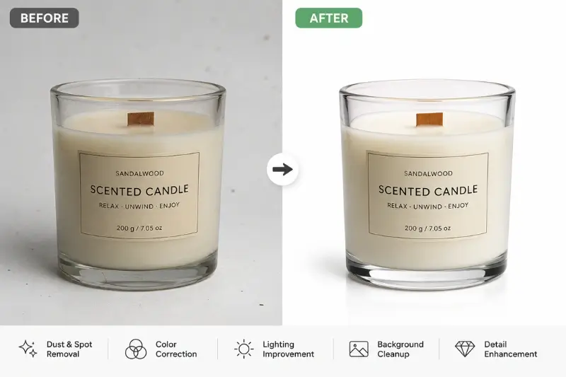 Product photo editing for amazon