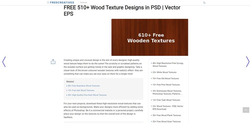 Wood texture free creatives