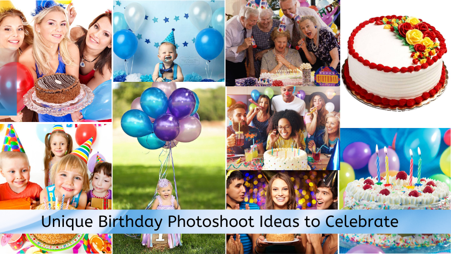 creative birthday photoshoot ideas